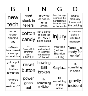 TECH BINGO STARTS SATURDAY 4/18 Bingo Card