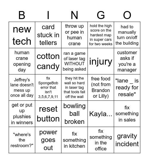 TECH BINGO STARTS SATURDAY 4/18 Bingo Card