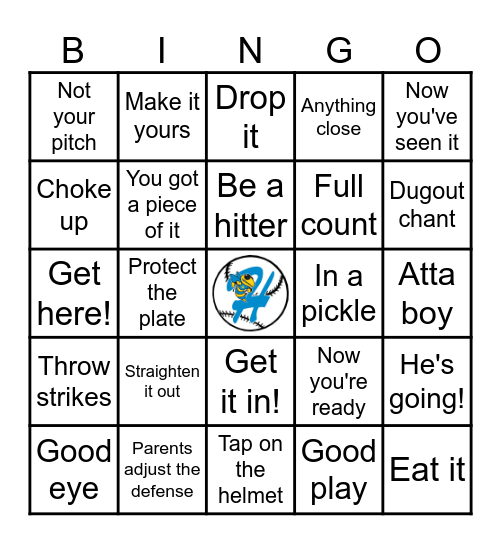 Harleysville Hornets Parent Bingo Card