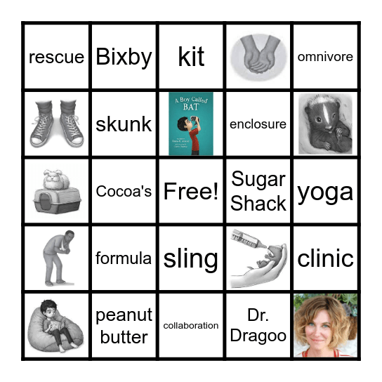 A Boy Called Bat Bingo Card
