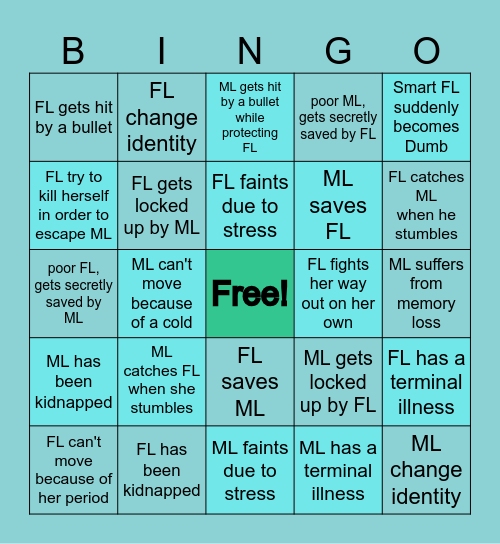Who is the Damsel? Bingo Card