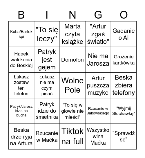 Geografia Bingo Card