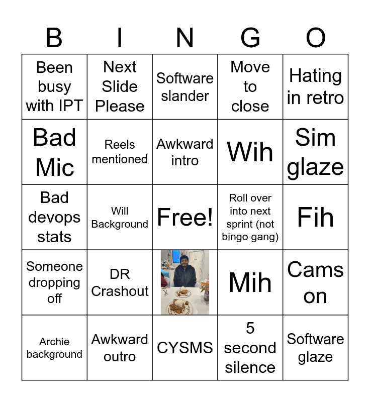 17/04 Demo Bingo Card