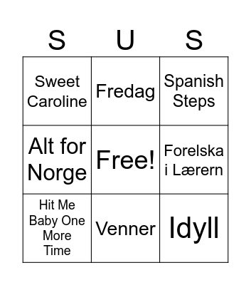 Palmesus Bingo Card