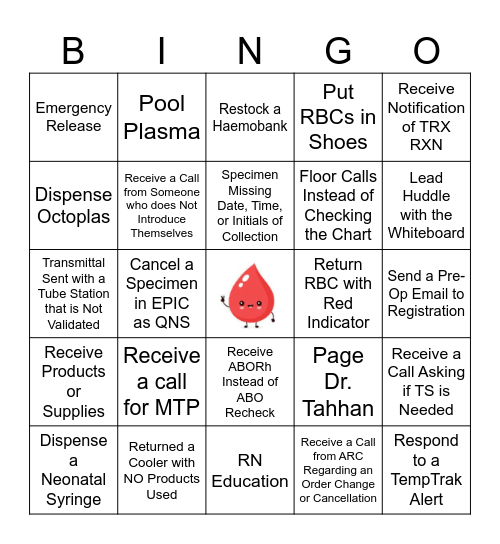 Lab Week 2026 Bingo Card