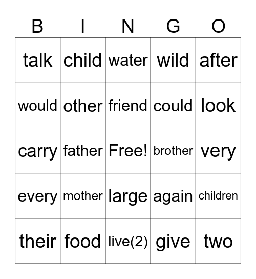 SIPPS EXTENSION 1-9 Bingo Card