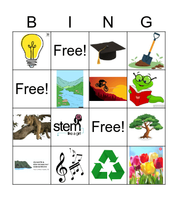 CEC Earth Day Bingo Card