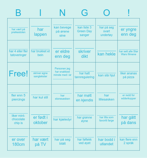 Vårball bingo 🦋🌸 Bingo Card