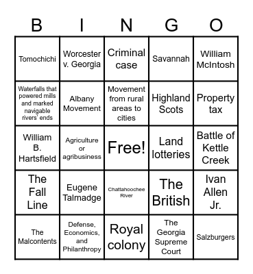 End Of Year Review Bingo Card