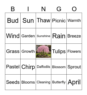 Spring! Bingo Card