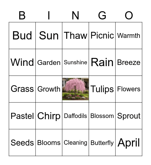 Spring! Bingo Card