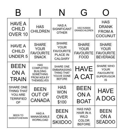 AMIES FARM Bingo Card