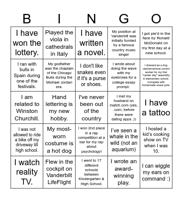 Pediatric Psychology BINGO 2026 Bingo Card