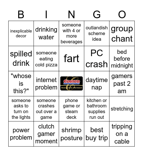KirkLANd Bingo Card