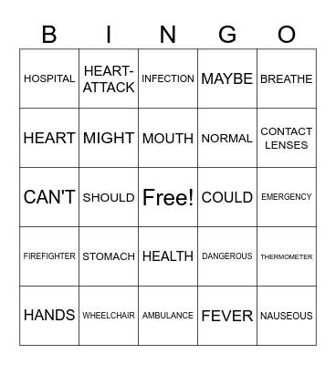 UNIT 7: FINGERSPELLING REPECTIVE SKILLS Bingo Card