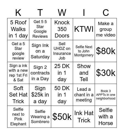 🦁April Showdown🦁 Bingo Card