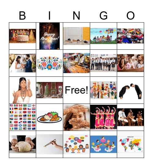 Traditions Bingo Card