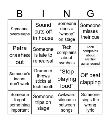 MSWC 2026 Bingo Card