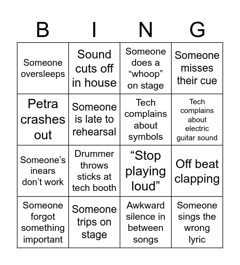 MSWC 2026 Bingo Card