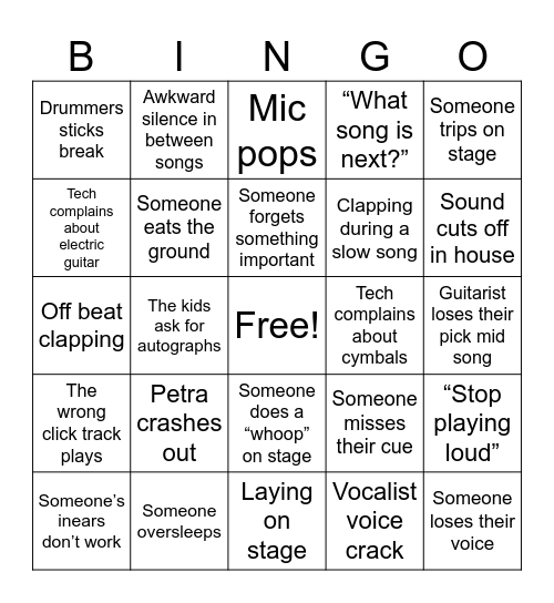 MSWC 2026 Bingo Card