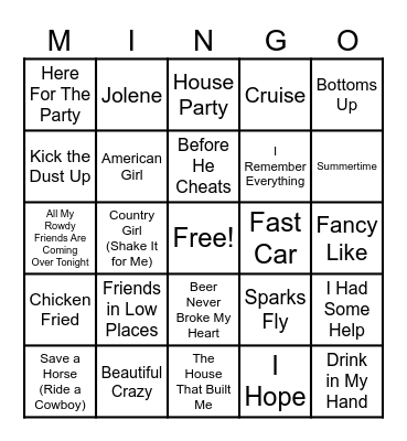 Beer Never Broke My Bingo Card