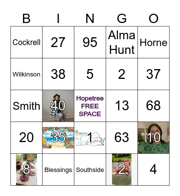 Hopetree Hawaii BINGO Card