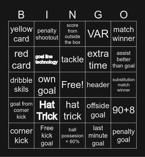 Clássico Bingo Card