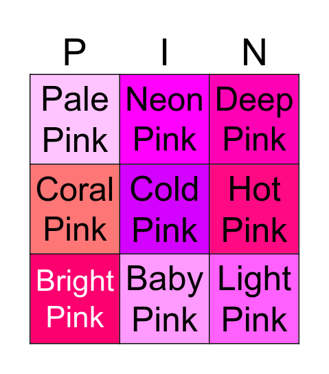 NyVs Pink Ava Cairns * 🩷💕💖💗💞💓💐🌸💘💝🐷🌺🌷💄🐽🍬👙🎀🐖🧞‍♀️👚👛🦩🩰🎟️🏳️‍⚧️🤙🏻 Bingo Card