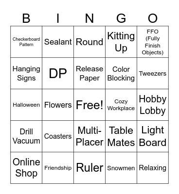 Spring Bloom Retreat Bingo Card