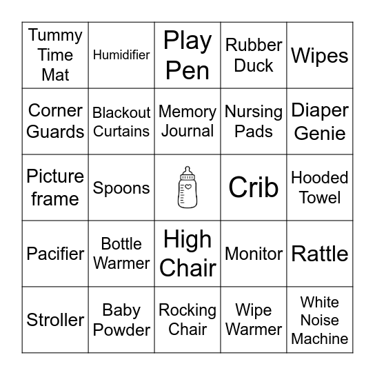 Present Bingo Card
