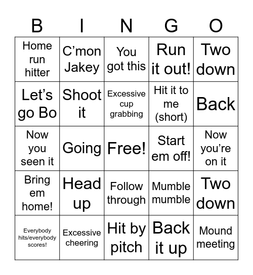 Scream Eggs Scramble Bingo Card