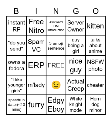 Discord Bingo Card