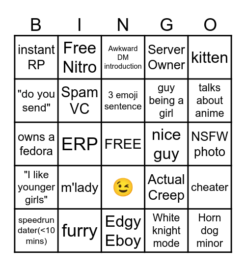 Discord Bingo Card