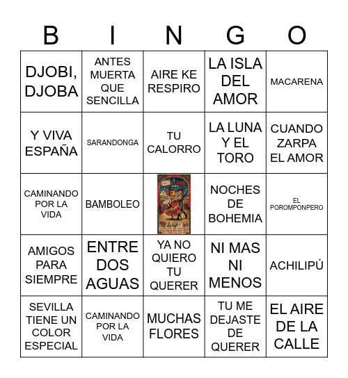 FERIA DE ABRIL LDP Bingo Card