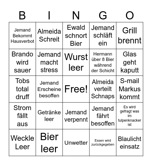 Tulpenblüte Bingo Card