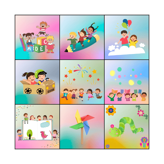 Dia de los Niños Bingo Card