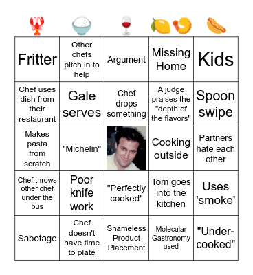 Top chef bunker edition 🥰 Bingo Card