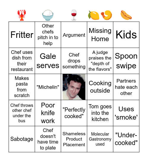 Top chef bunker edition 🥰 Bingo Card
