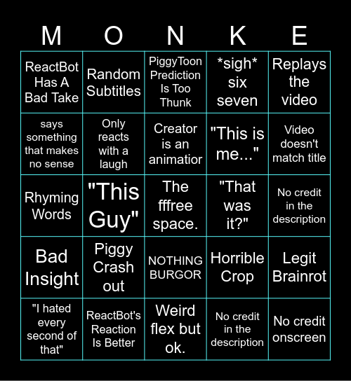 BE PREPARED BINGO!! Bingo Card