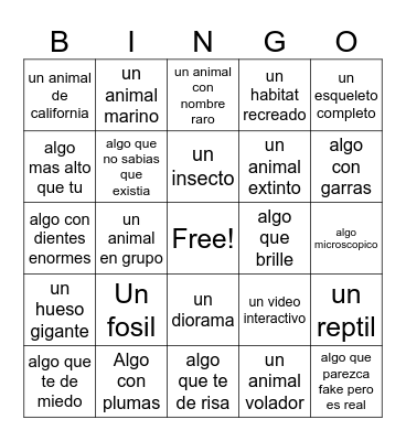 Meli night Bingo Card