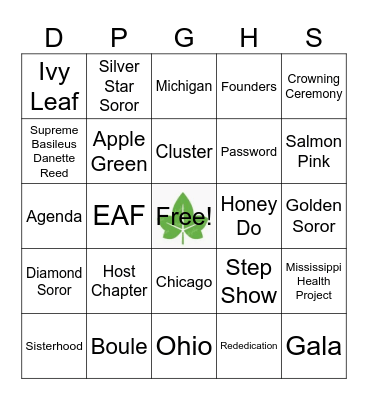 Diamond, Pearl, and Golden Hospitality Suite Bingo Card