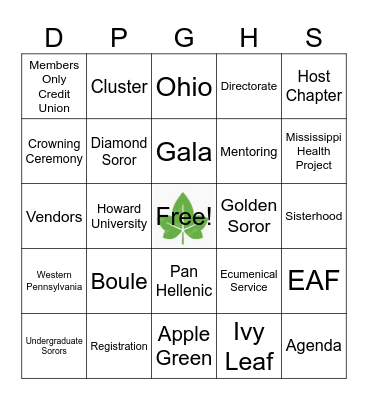 Diamond, Pearl, and Golden Hospitality Suite Bingo Card