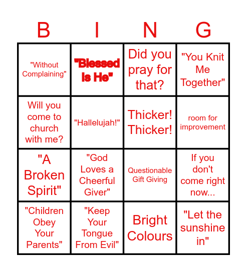 Mom's 65th Birthday Bingo! Bingo Card