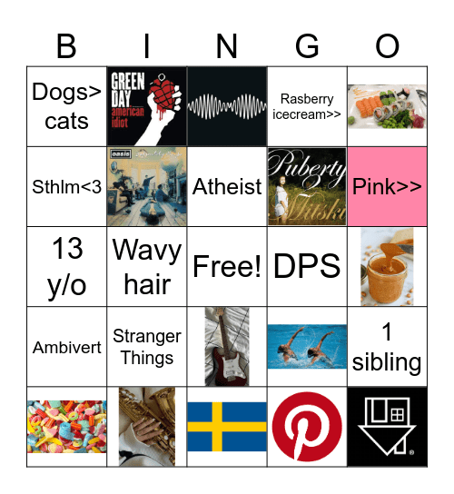 Ella Bingo Card
