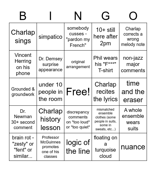 Dialogue Day BINGO! Bingo Card
