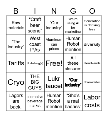 CBC 2026 BINGO Card