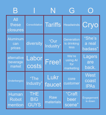 CBC 2026 Philly Bingo Card