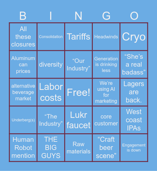 CBC 2026 Philly Bingo Card