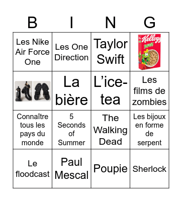 Bingo obsession - phase Bingo Card