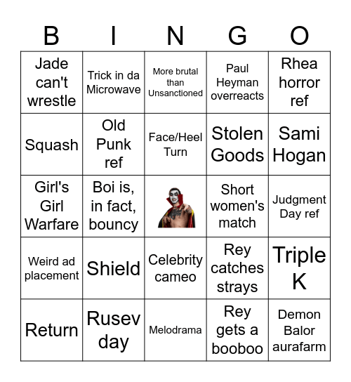 Wrestlemania 42 Night 2 Bingo Card